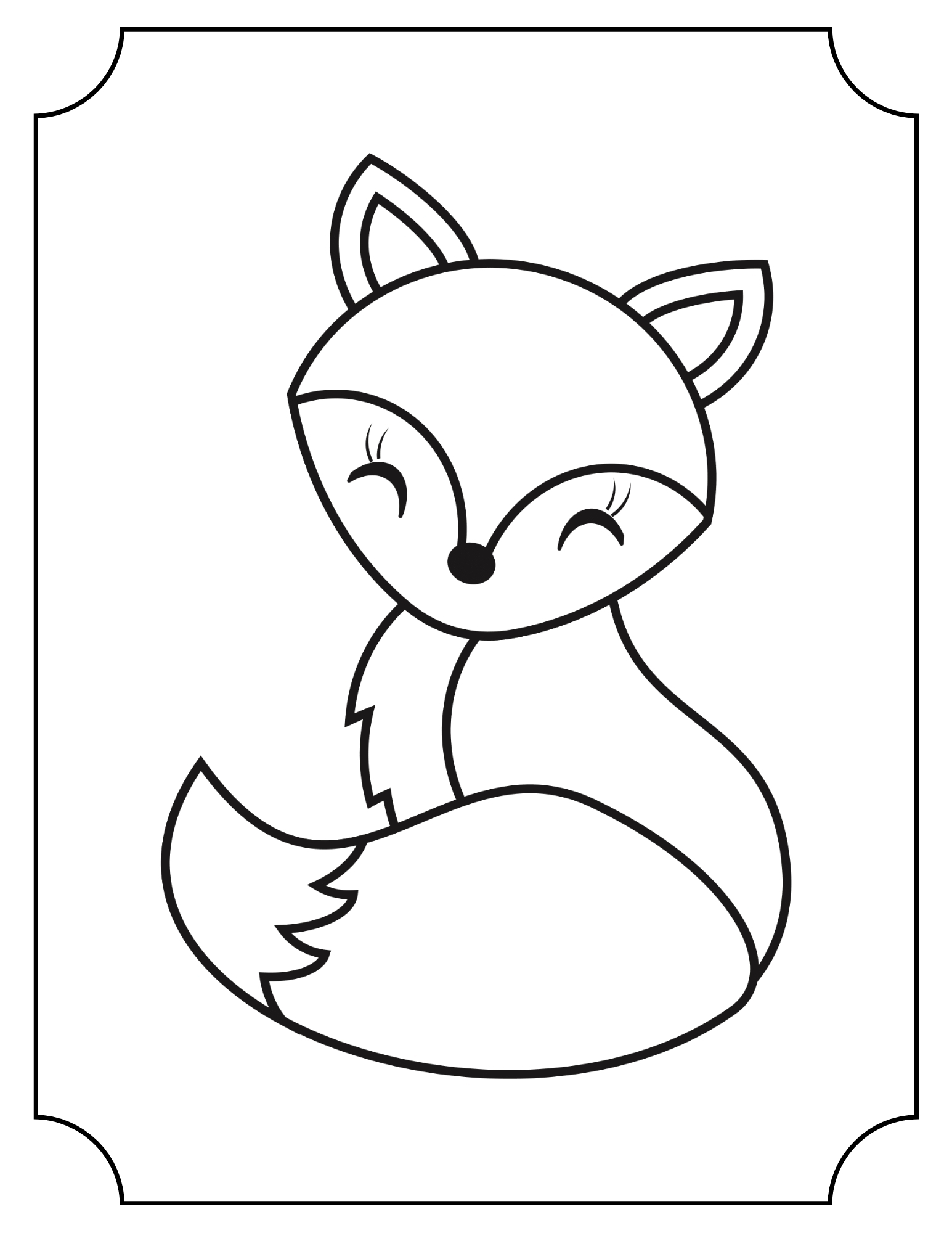 130 Cartoon Easy Coloring Pages Printable 85