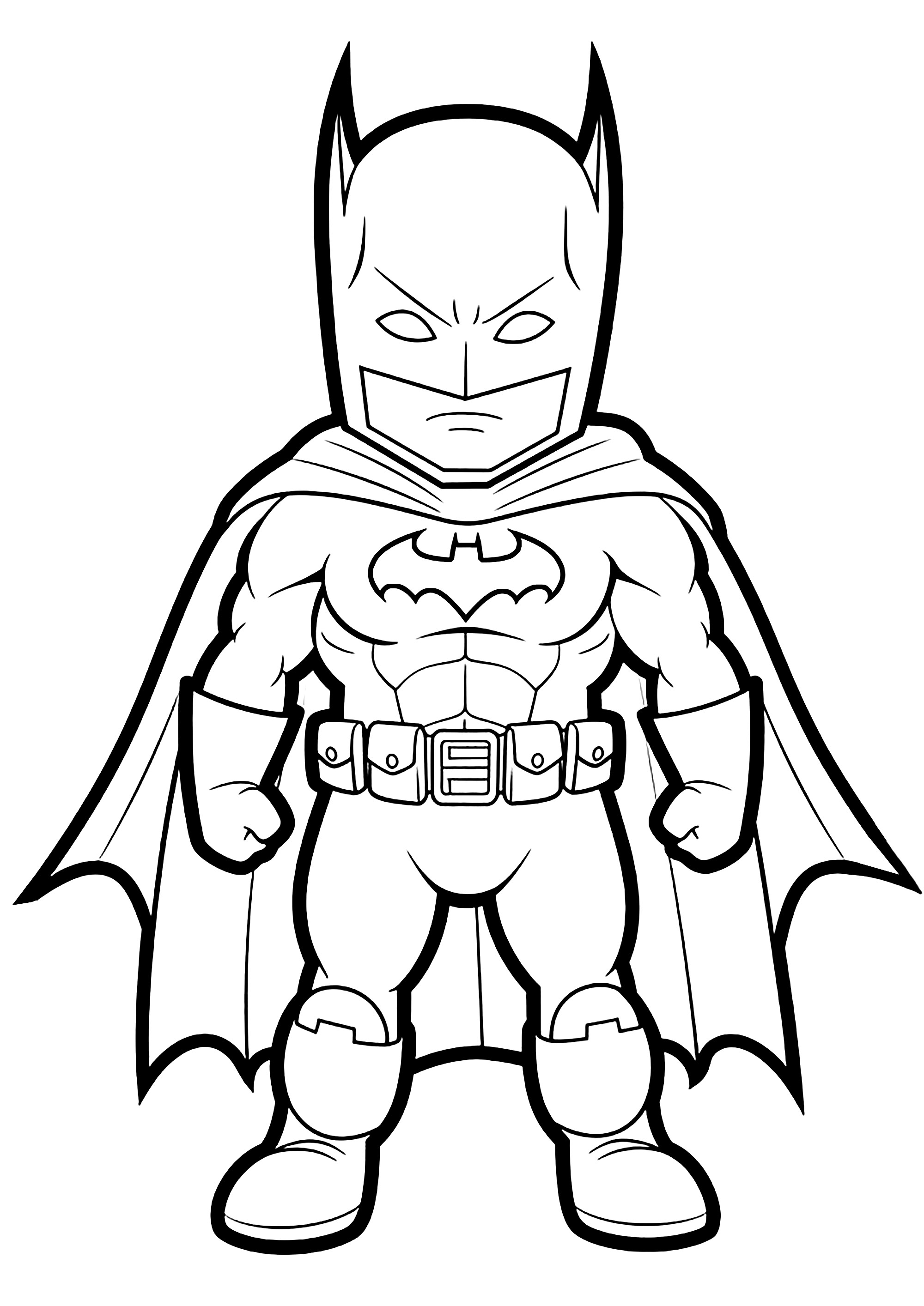 130 Cartoon Easy Coloring Pages Printable 9