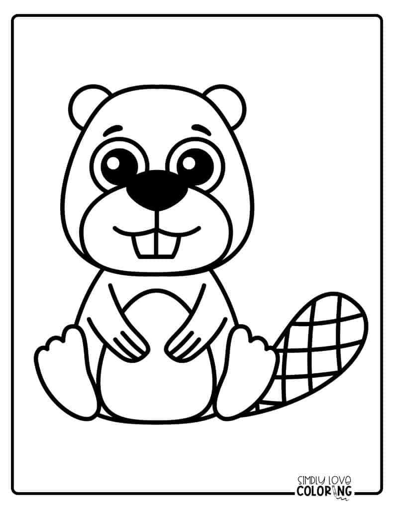 130 Cartoon Easy Coloring Pages Printable 96