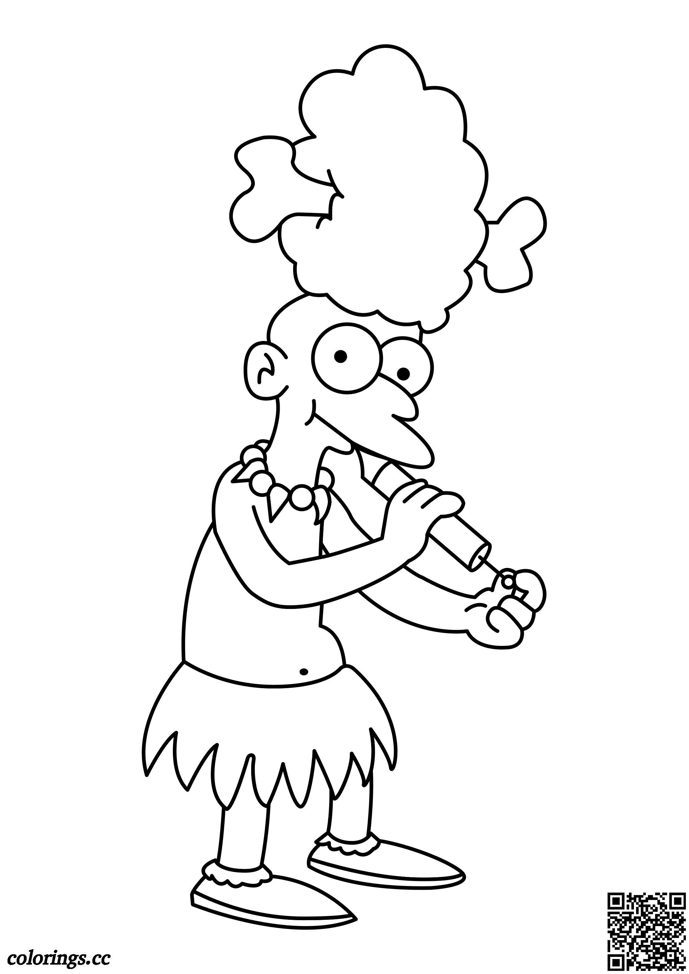 130 Simpsons Coloring Pages for Cartoon Fans 112