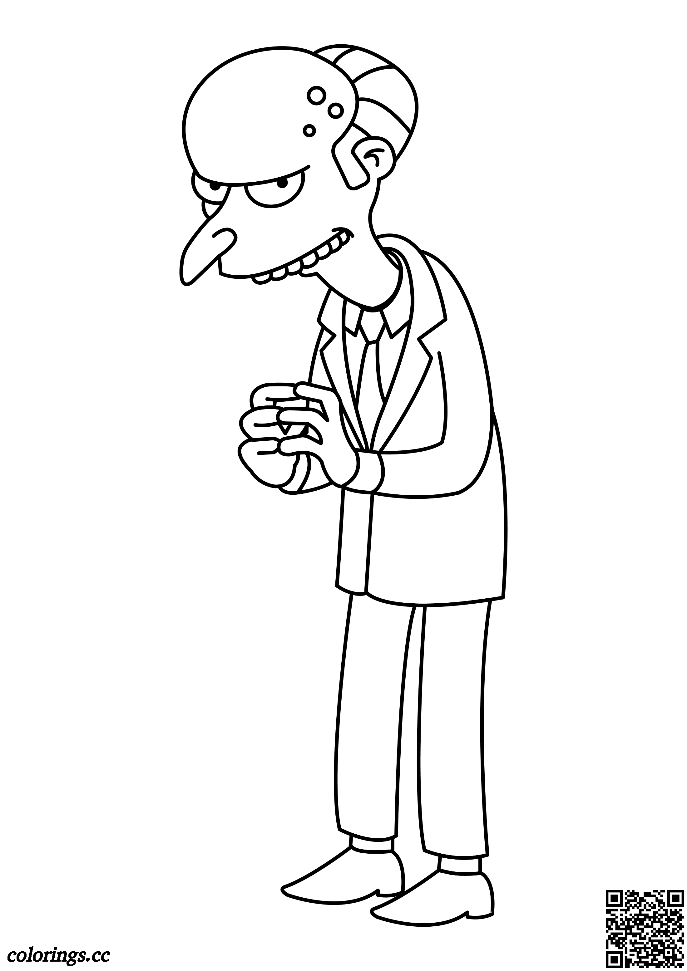 130 Simpsons Coloring Pages for Cartoon Fans 114