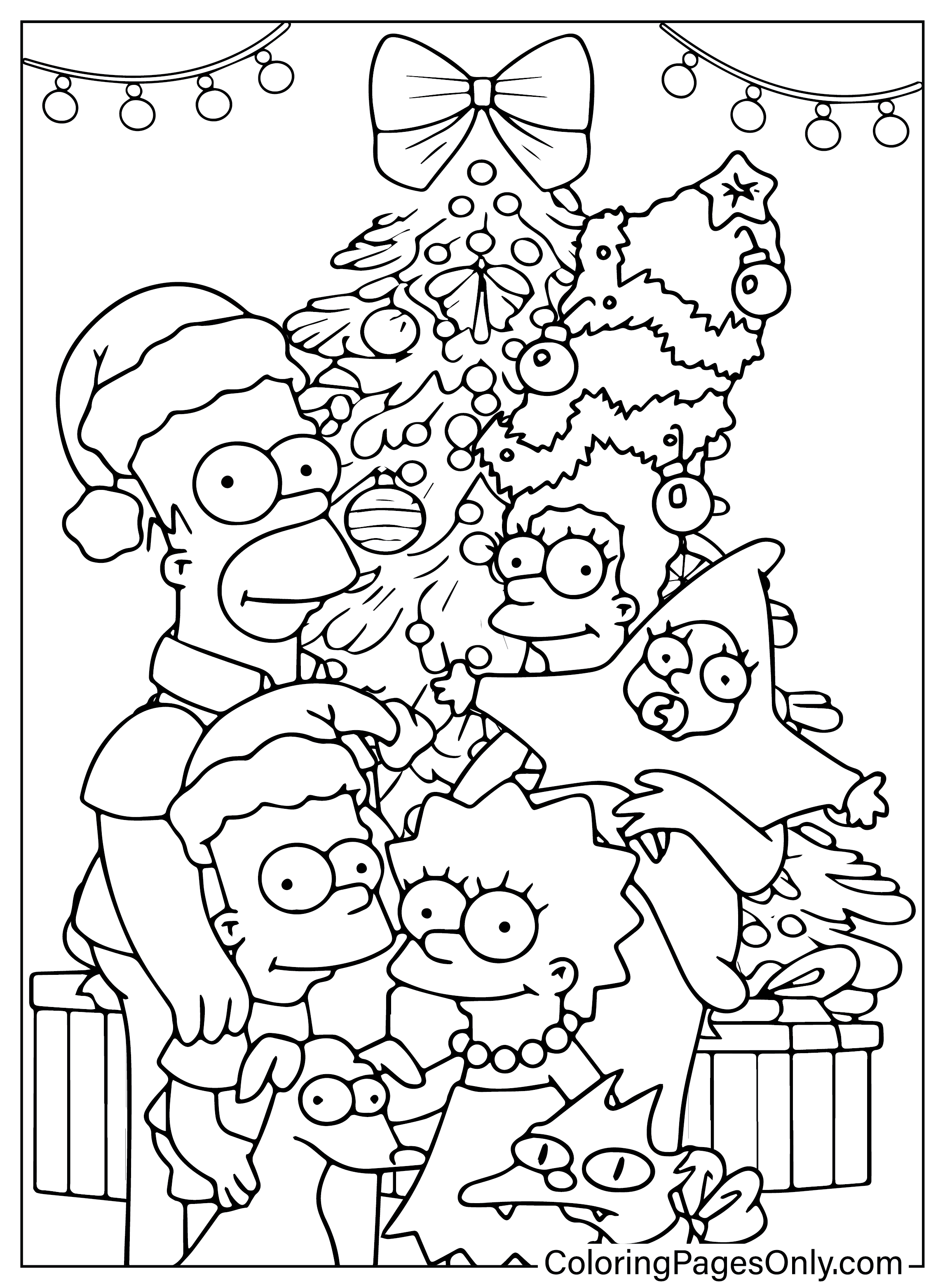 130 Simpsons Coloring Pages for Cartoon Fans 121