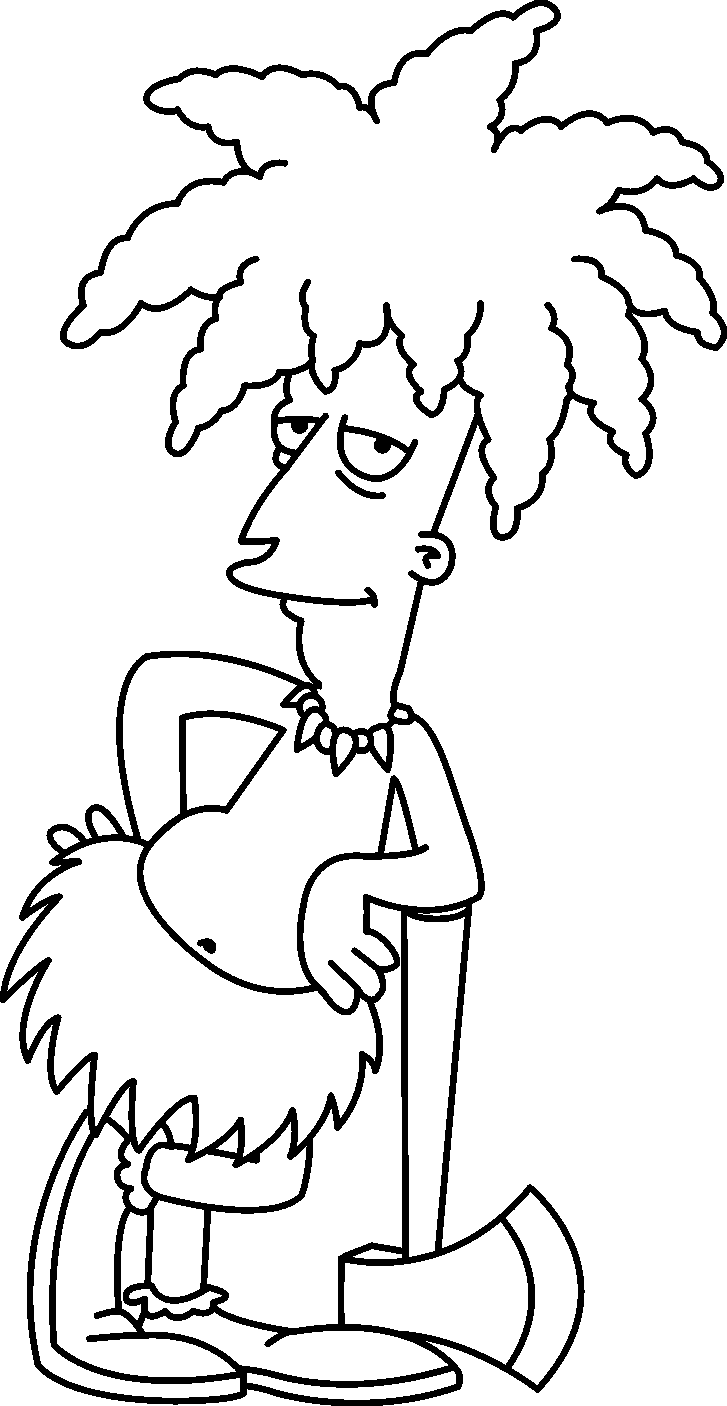 130 Simpsons Coloring Pages for Cartoon Fans 20