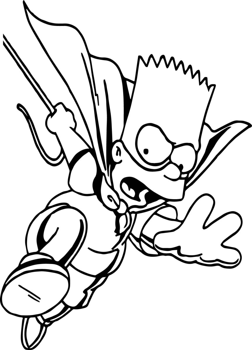 130 Simpsons Coloring Pages for Cartoon Fans 21