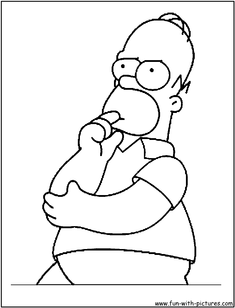 130 Simpsons Coloring Pages for Cartoon Fans 6