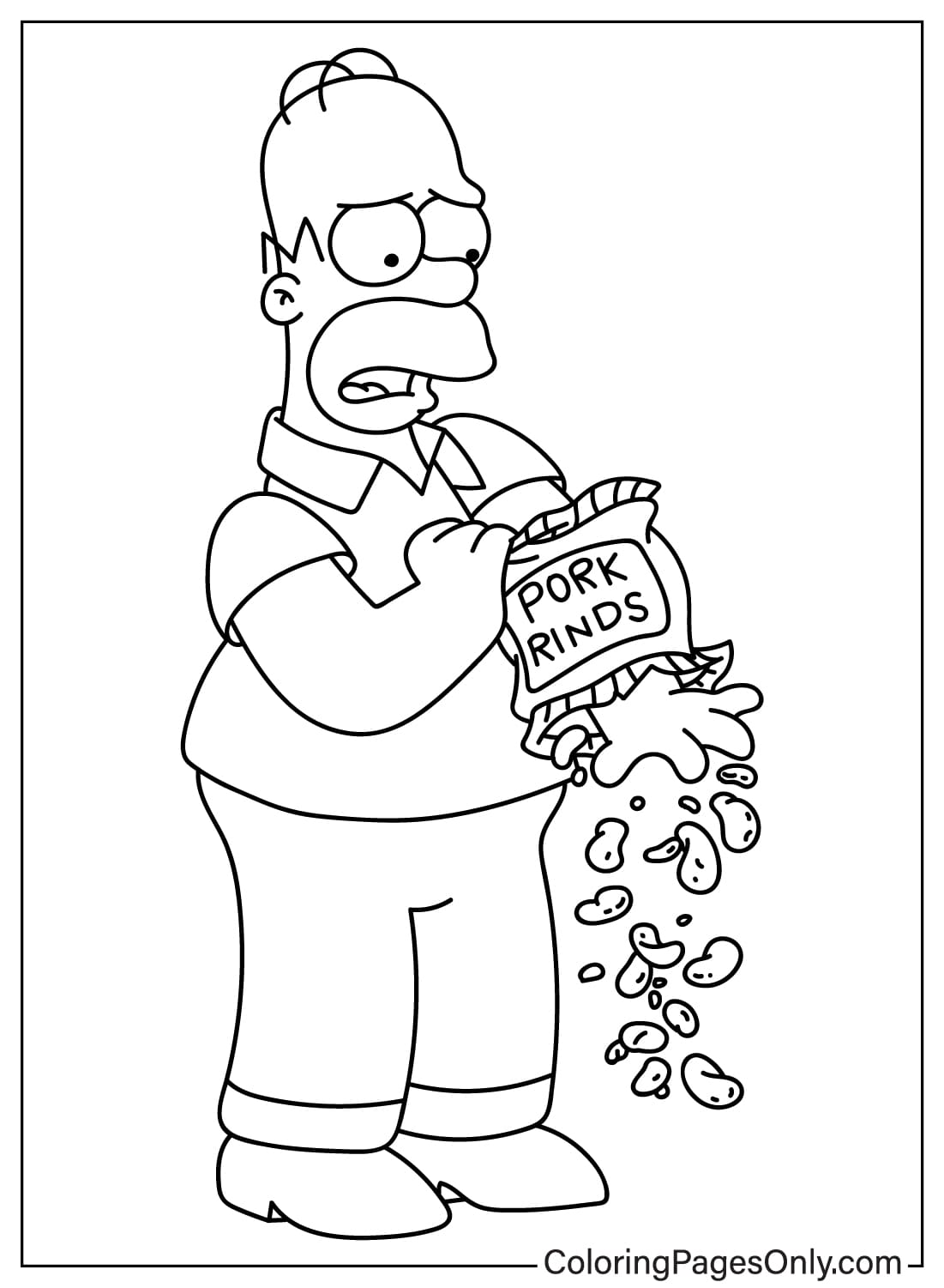 130 Simpsons Coloring Pages for Cartoon Fans 68