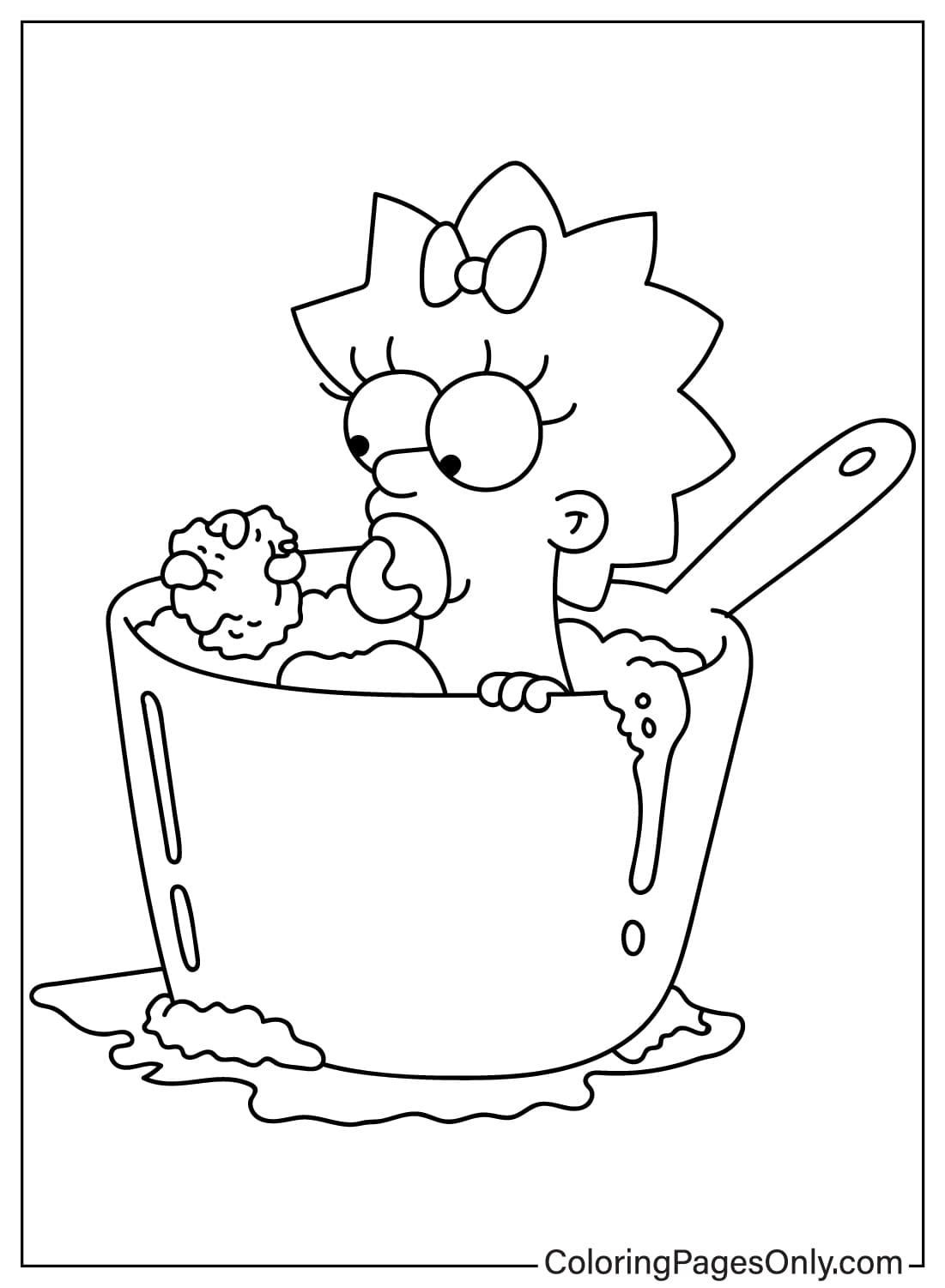 130 Simpsons Coloring Pages for Cartoon Fans 69