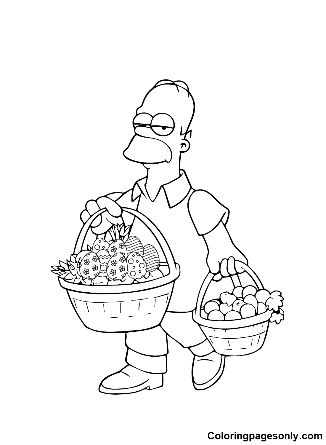 130 Simpsons Coloring Pages for Cartoon Fans 71