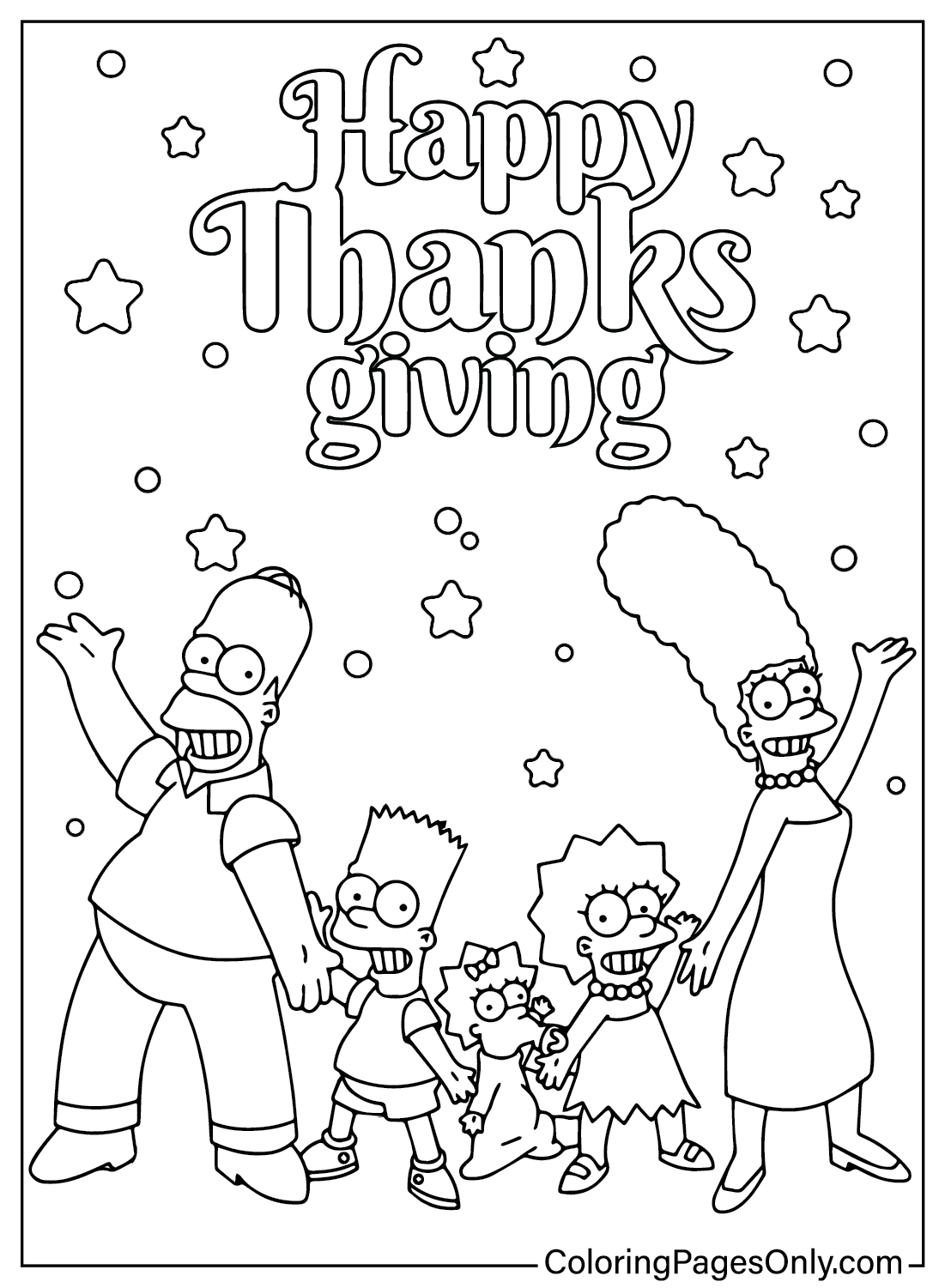 130 Simpsons Coloring Pages for Cartoon Fans 72