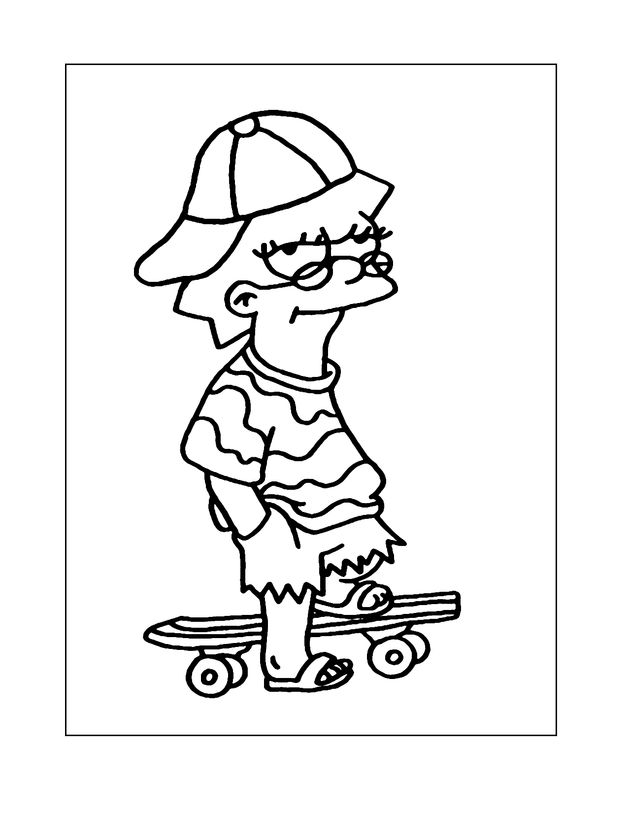 130 Simpsons Coloring Pages for Cartoon Fans 82