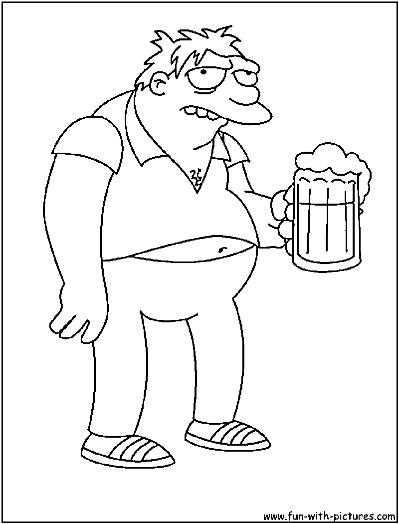 130 Simpsons Coloring Pages for Cartoon Fans 9