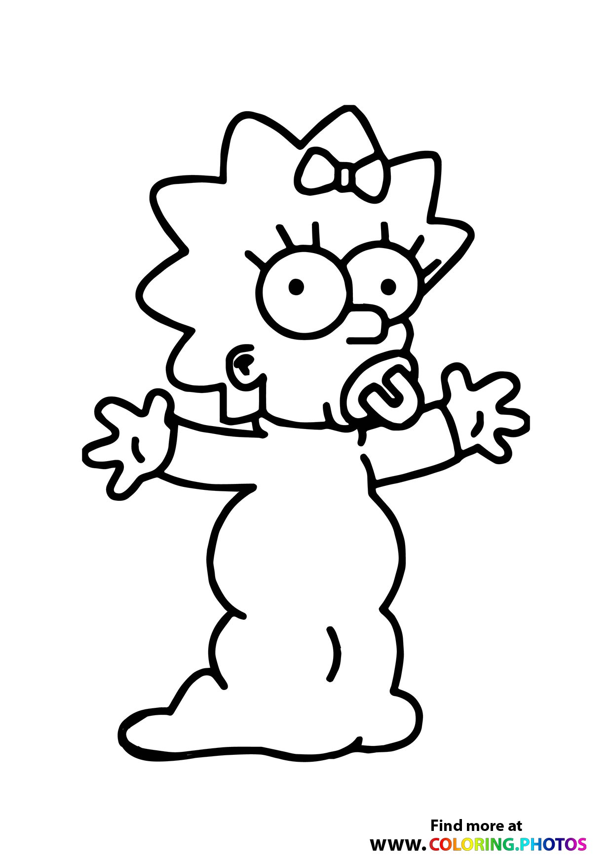 130 Simpsons Coloring Pages for Cartoon Fans 90