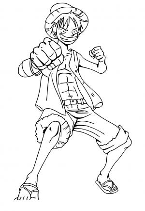 135+ Gear 5 Manga Coloring Pages Printable 26