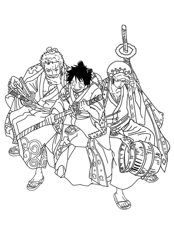 135+ Gear 5 Manga Coloring Pages Printable 3