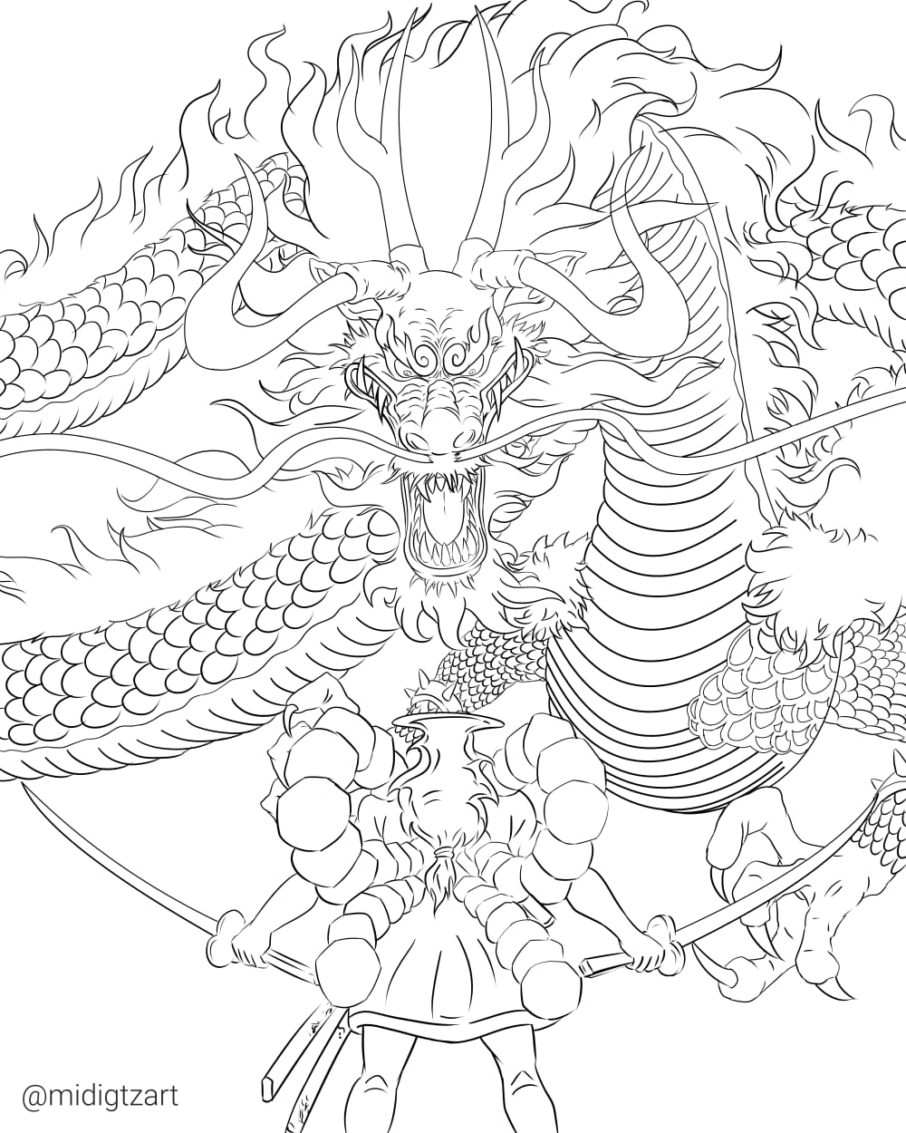 135+ Gear 5 Manga Coloring Pages Printable 34