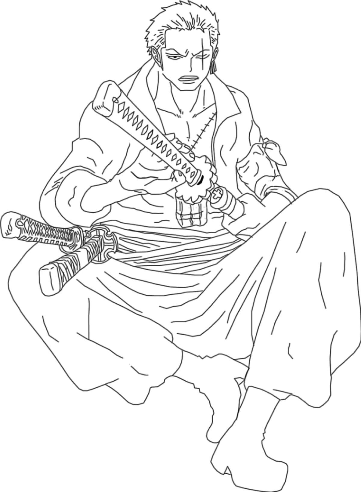 135+ Gear 5 Manga Coloring Pages Printable 50