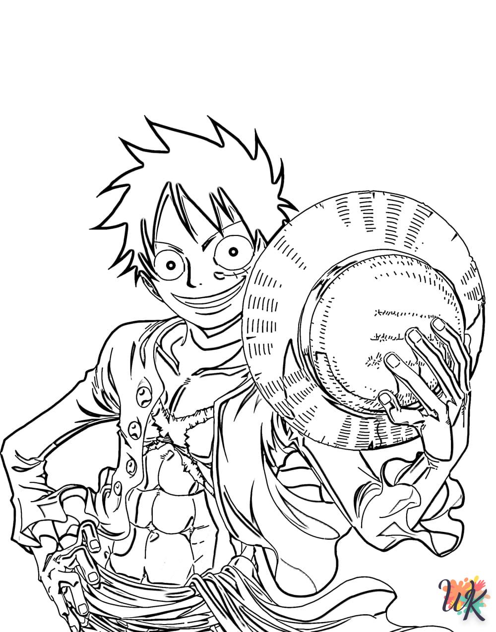 135+ Gear 5 Manga Coloring Pages Printable 73