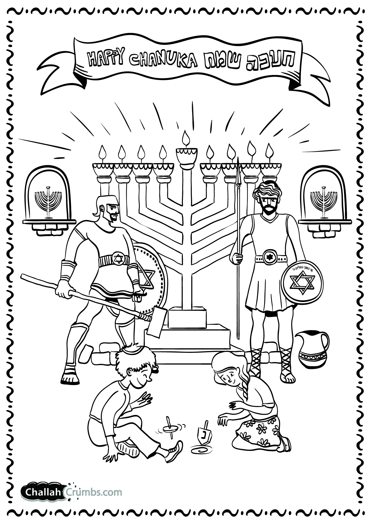 138 Hanukkah Coloring Pages: Festival of Lights in Color 102