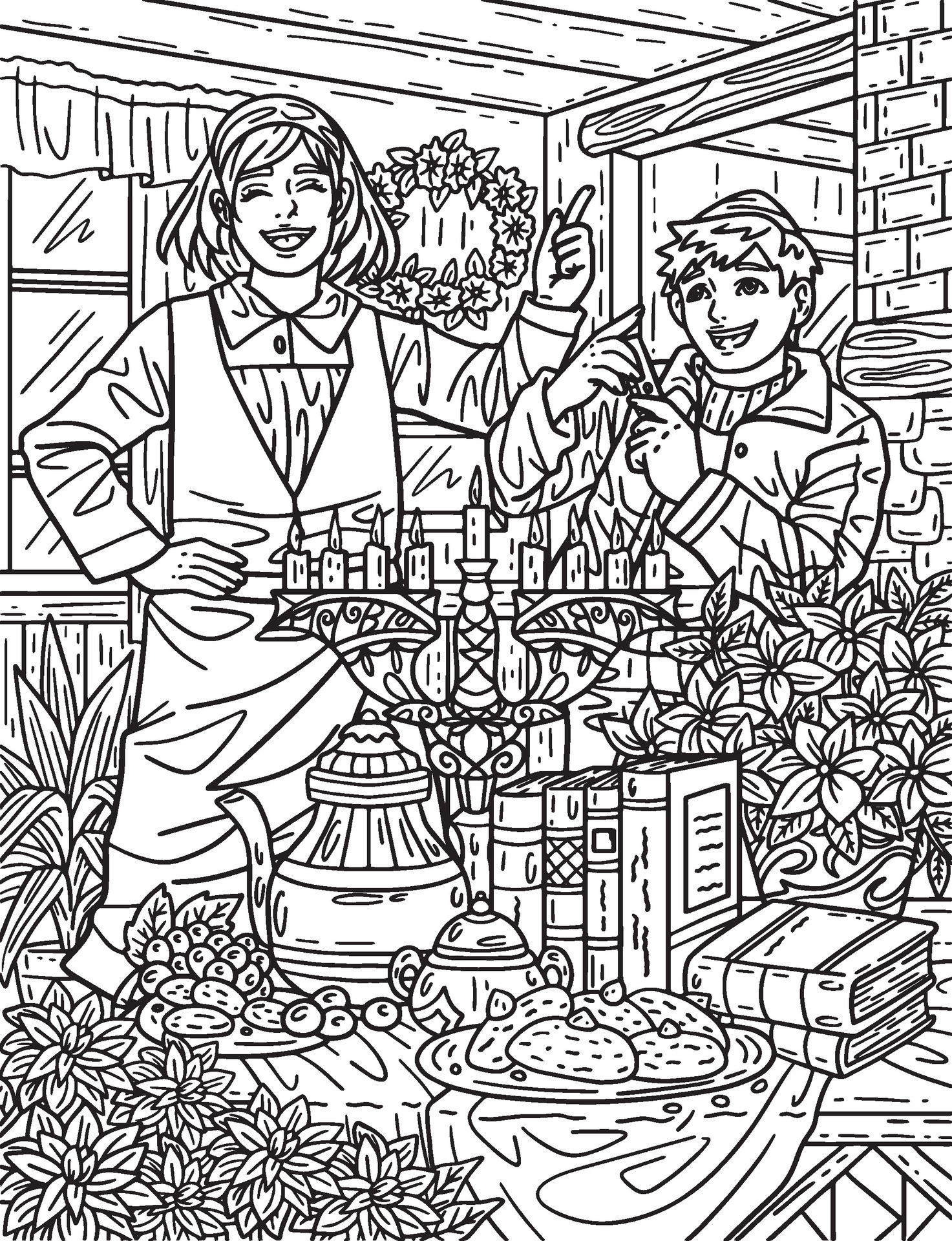 138 Hanukkah Coloring Pages: Festival of Lights in Color 104