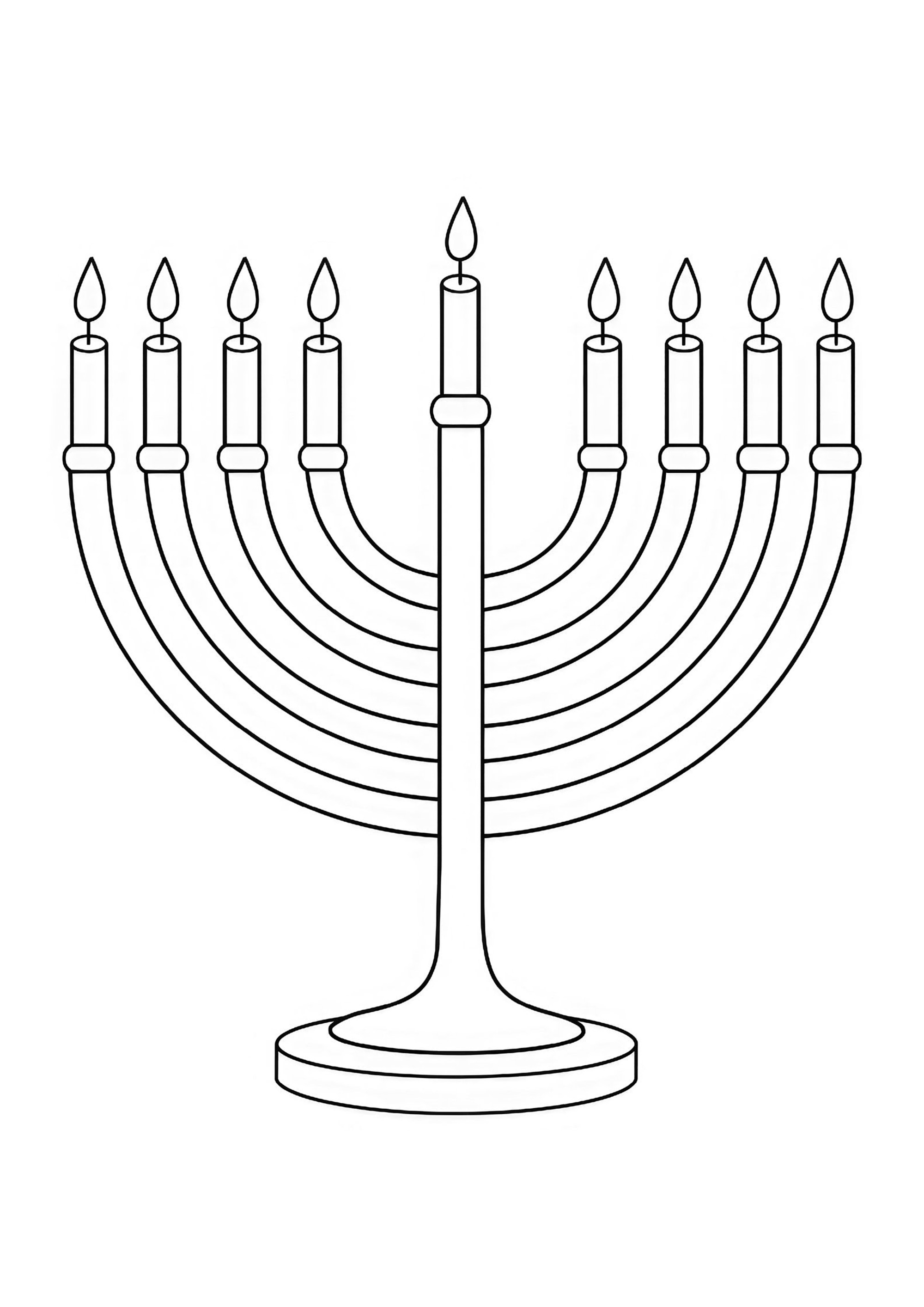 138 Hanukkah Coloring Pages: Festival of Lights in Color 107