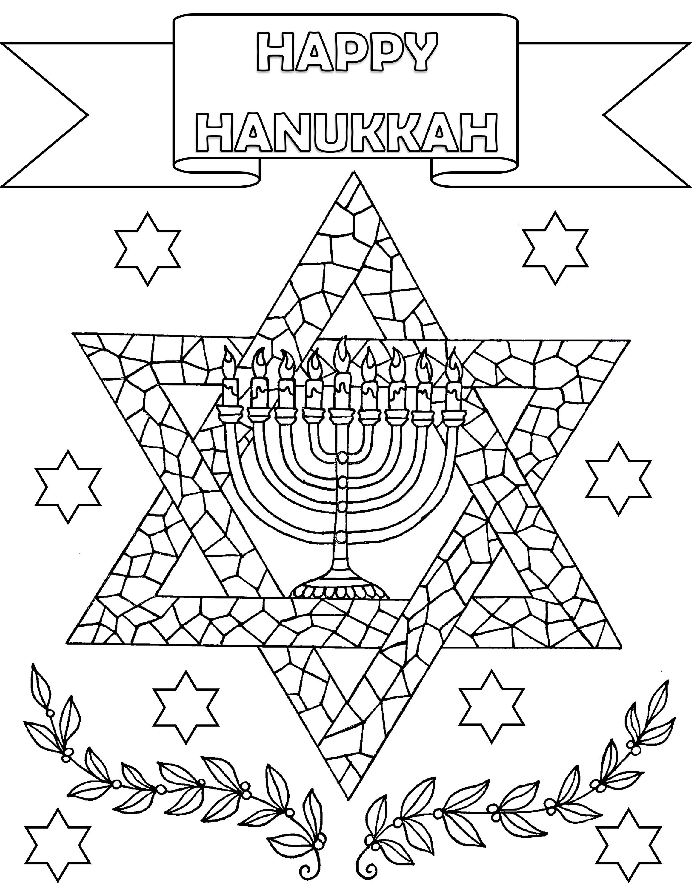 138 Hanukkah Coloring Pages: Festival of Lights in Color 115