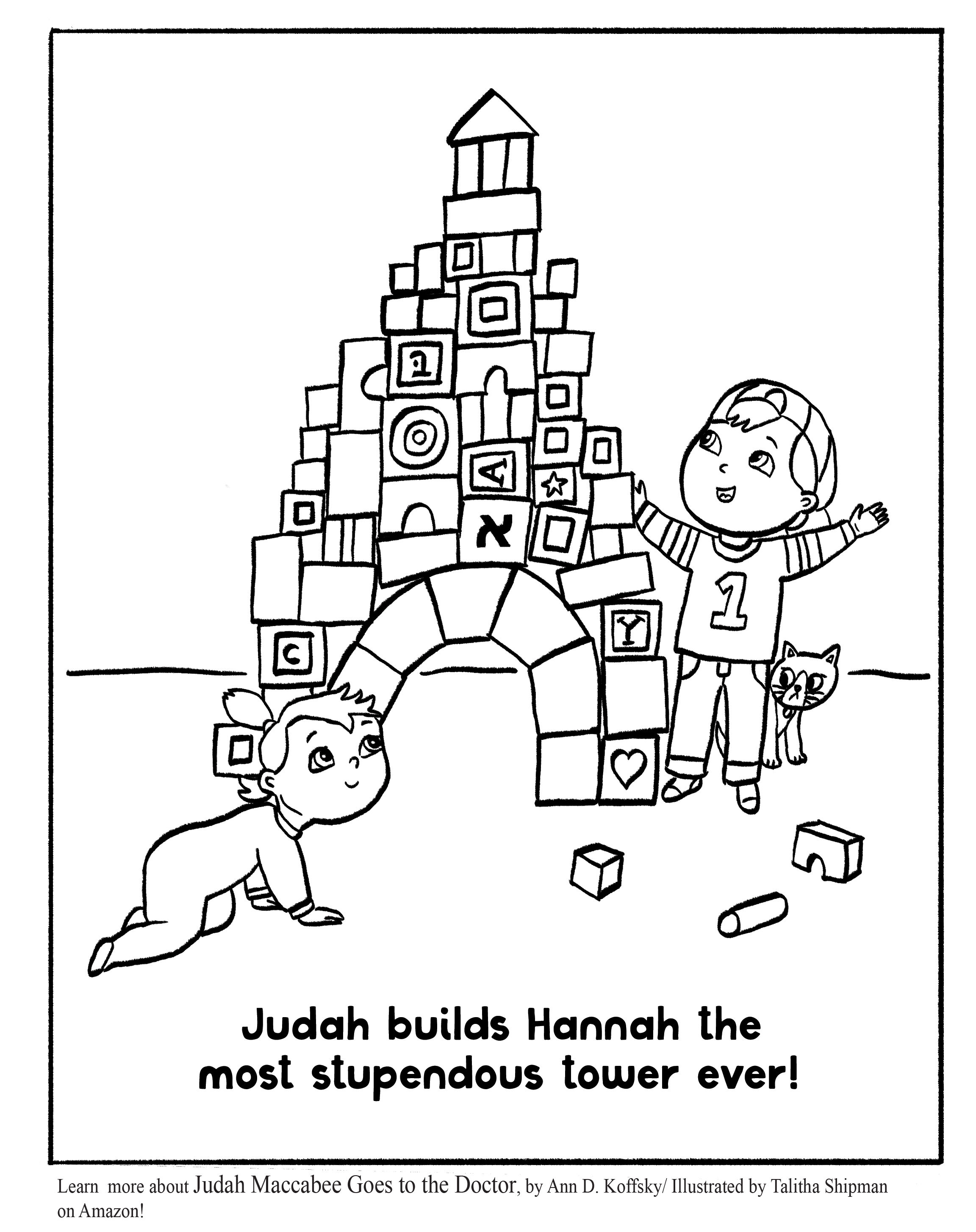 138 Hanukkah Coloring Pages: Festival of Lights in Color 119