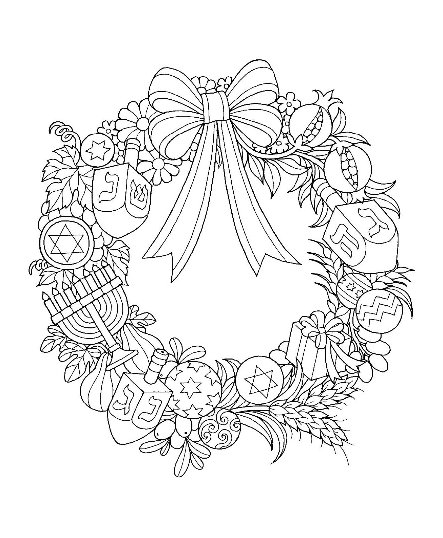 138 Hanukkah Coloring Pages: Festival of Lights in Color 15