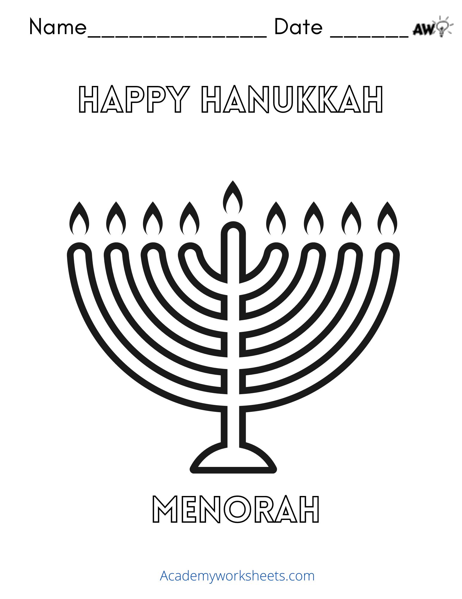 138 Hanukkah Coloring Pages: Festival of Lights in Color 17