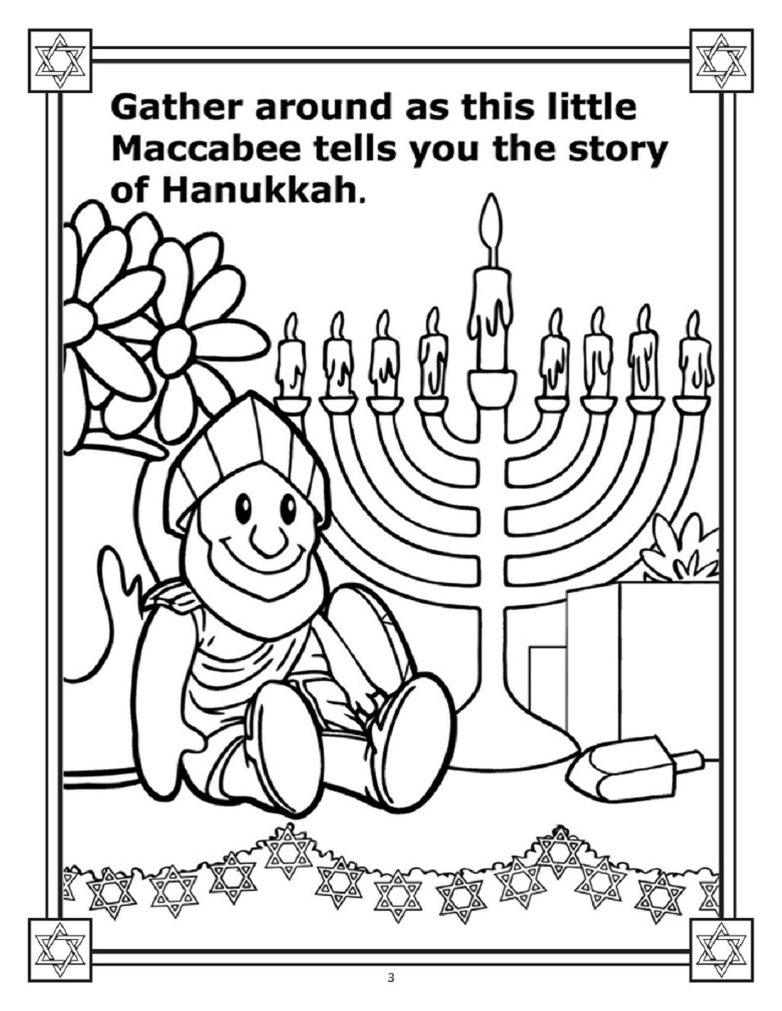 138 Hanukkah Coloring Pages: Festival of Lights in Color 19