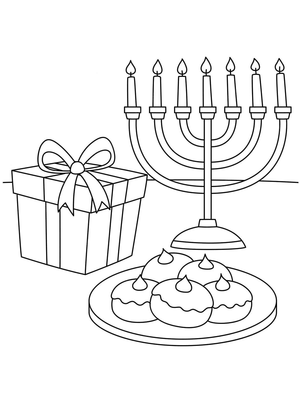 138 Hanukkah Coloring Pages: Festival of Lights in Color 24