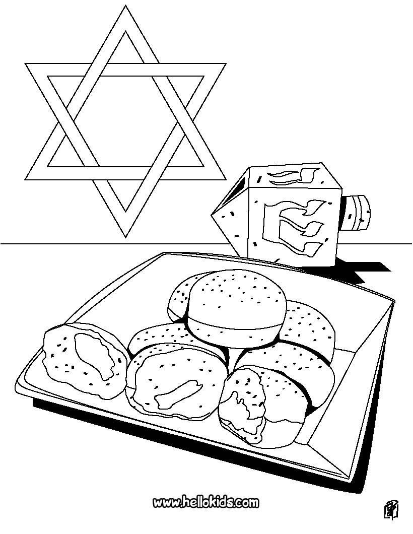 138 Hanukkah Coloring Pages: Festival of Lights in Color 30