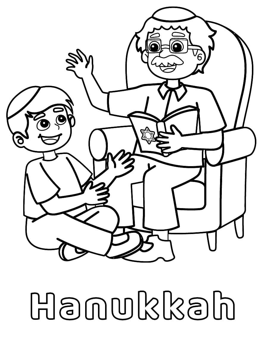 138 Hanukkah Coloring Pages: Festival of Lights in Color 33