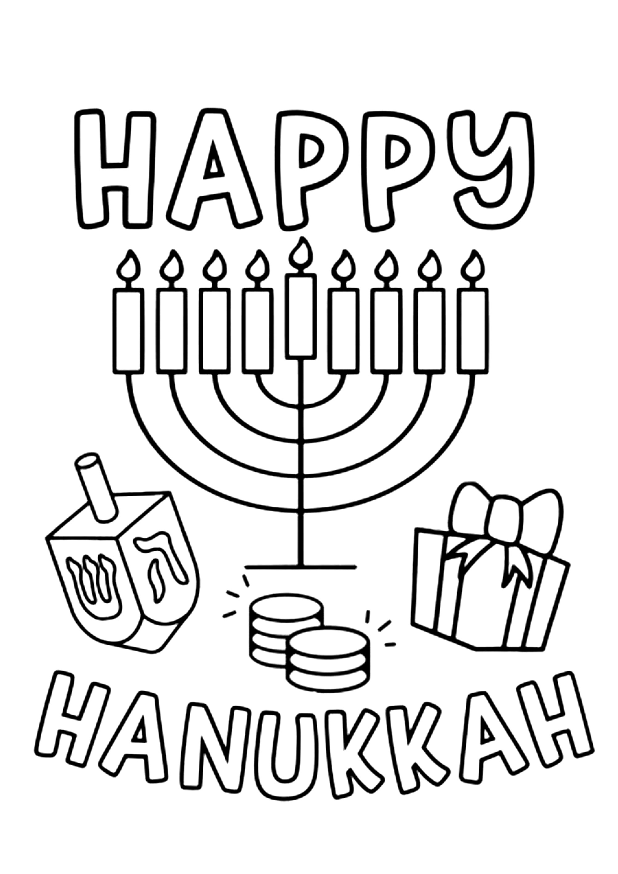 138 Hanukkah Coloring Pages: Festival of Lights in Color 37