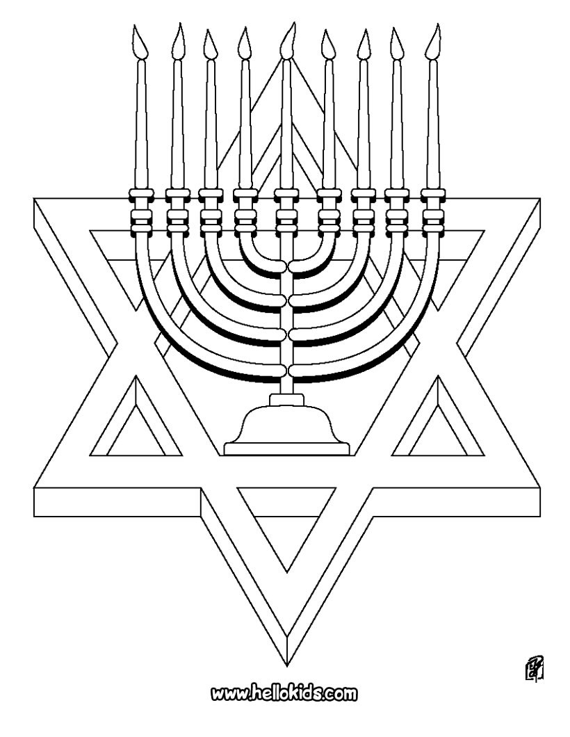 138 Hanukkah Coloring Pages: Festival of Lights in Color 4