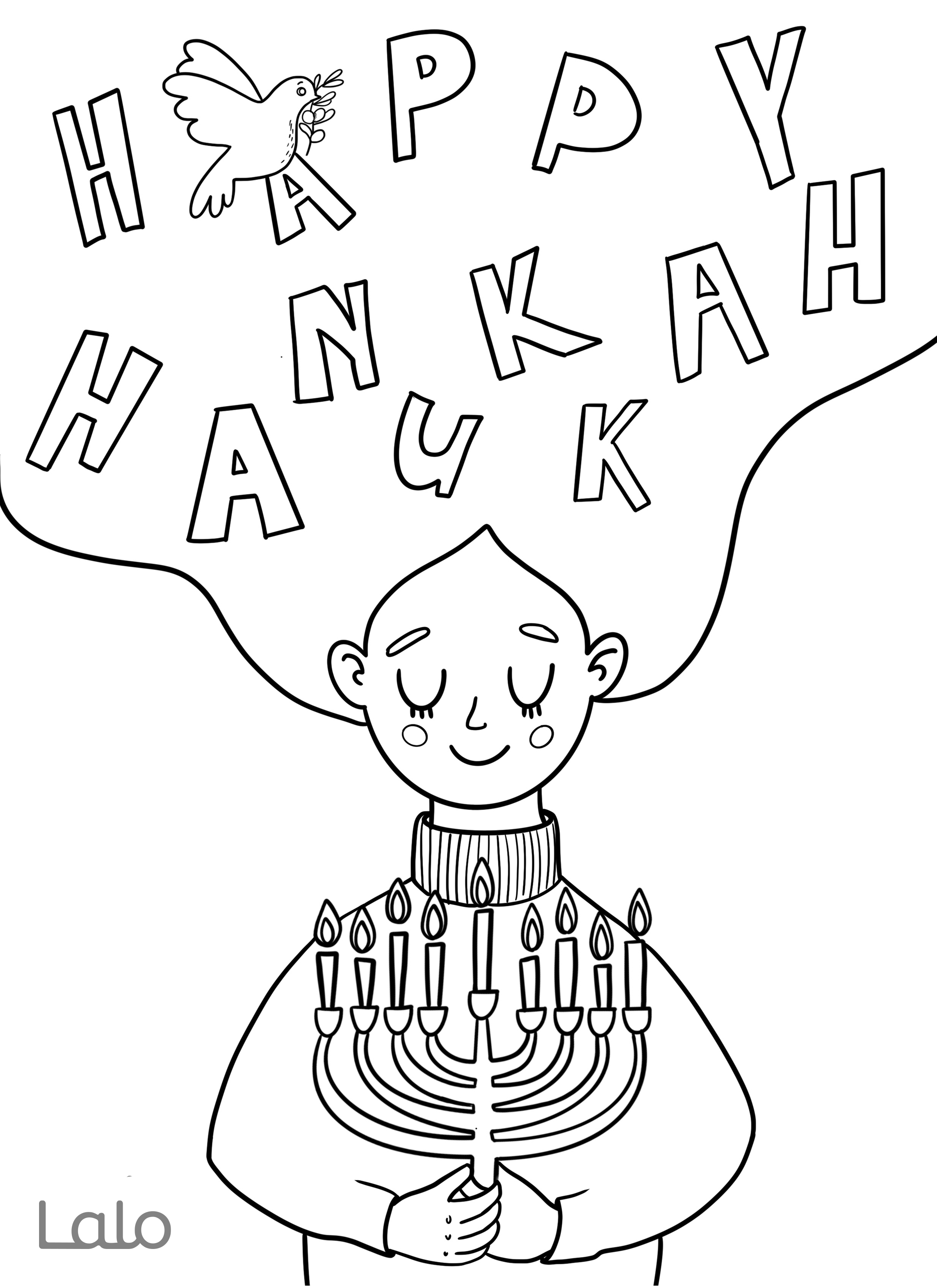 138 Hanukkah Coloring Pages: Festival of Lights in Color 40