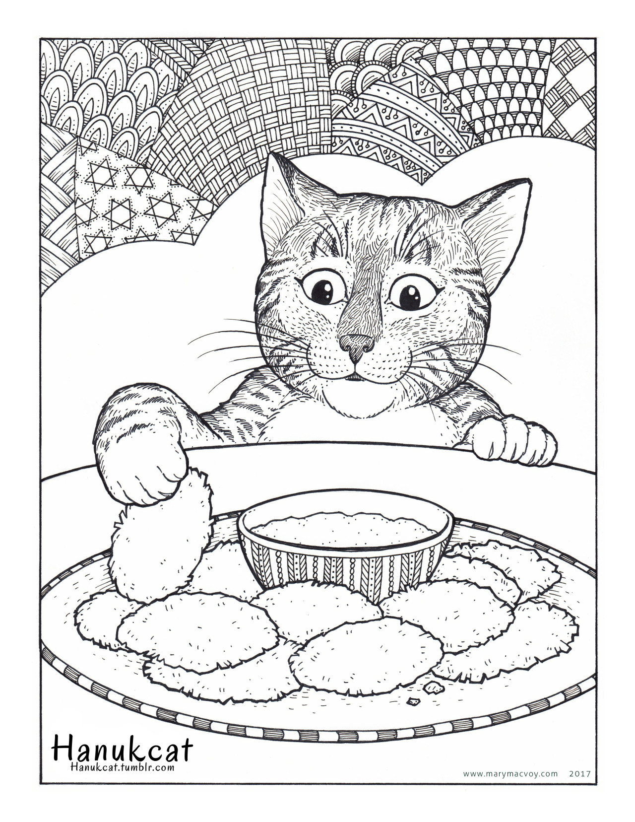 138 Hanukkah Coloring Pages: Festival of Lights in Color 42