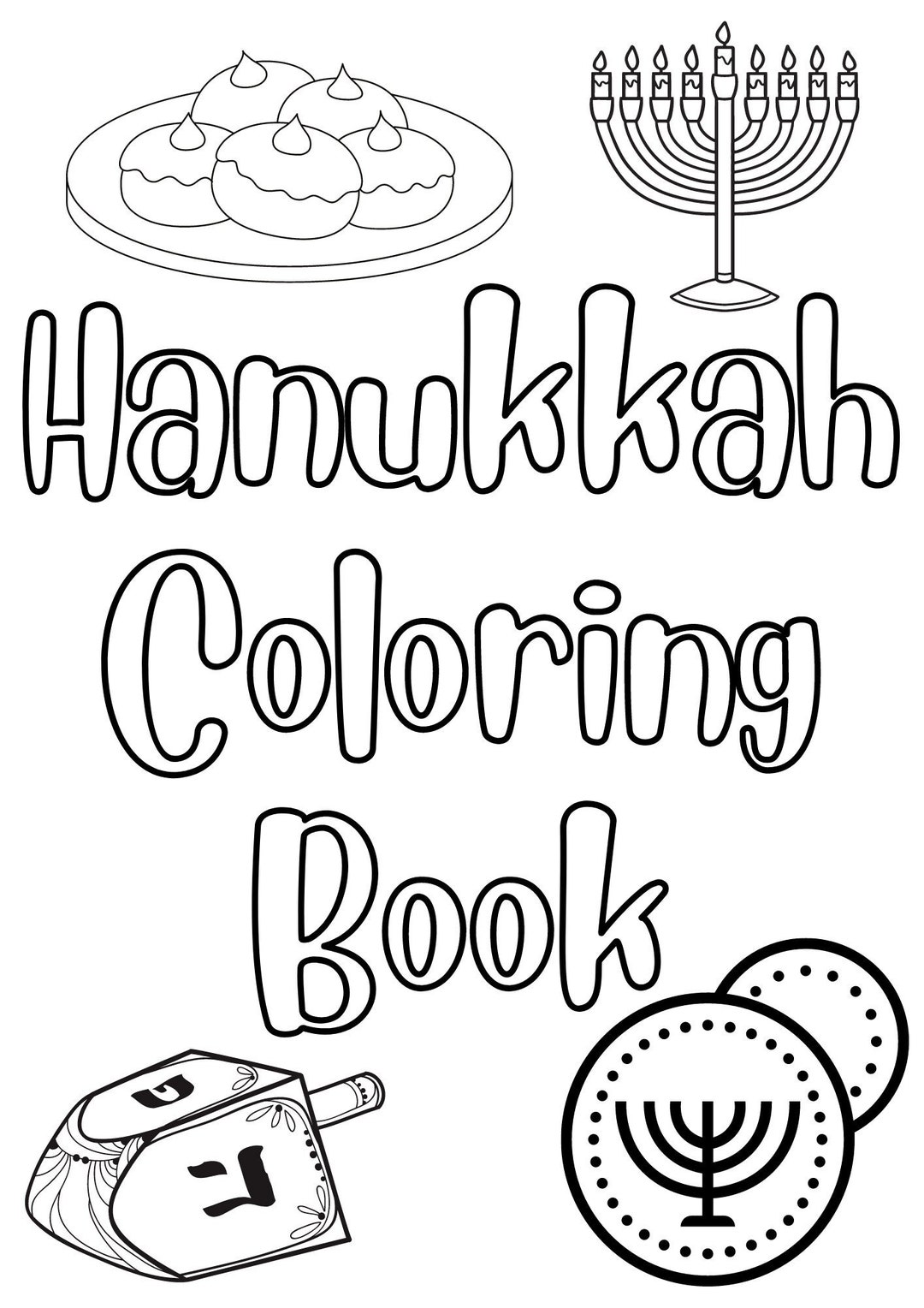 138 Hanukkah Coloring Pages: Festival of Lights in Color 5