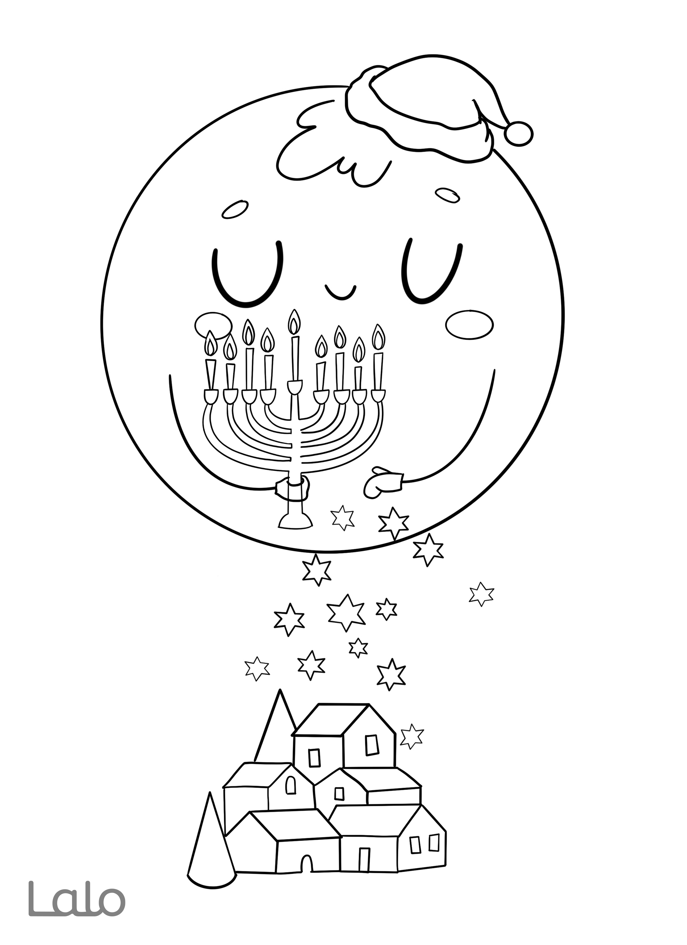 138 Hanukkah Coloring Pages: Festival of Lights in Color 69