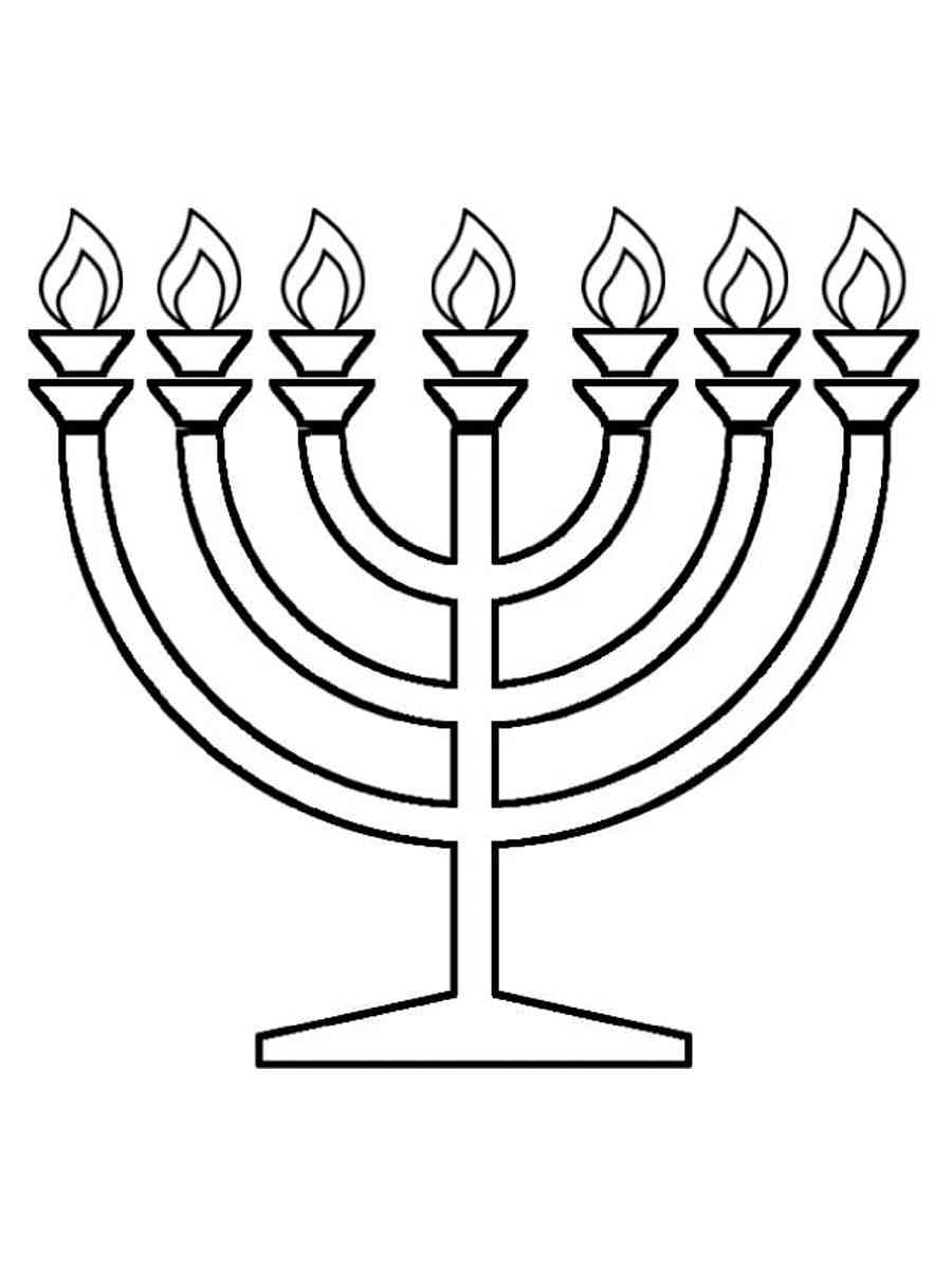 138 Hanukkah Coloring Pages: Festival of Lights in Color 79