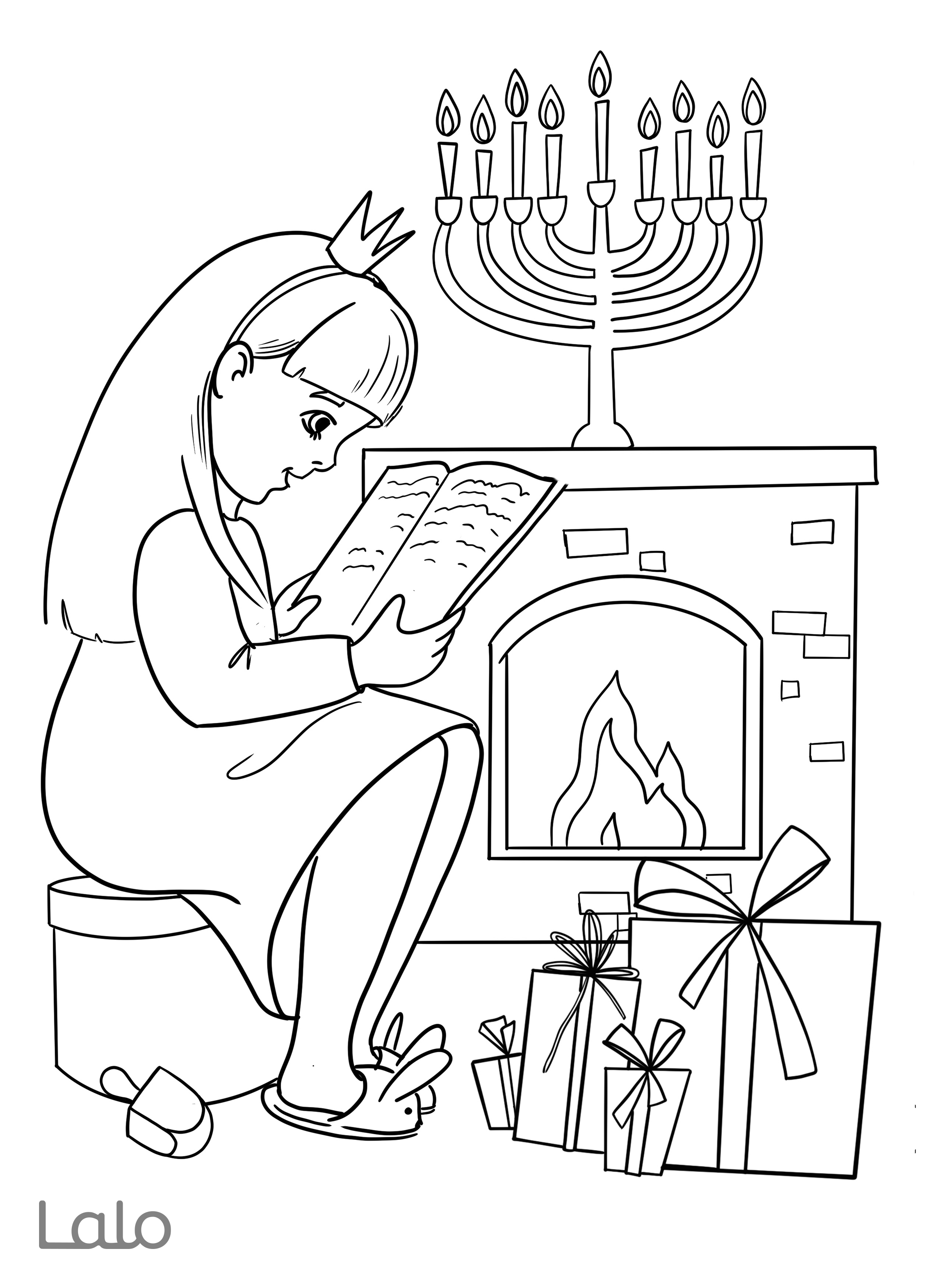 138 Hanukkah Coloring Pages: Festival of Lights in Color 81