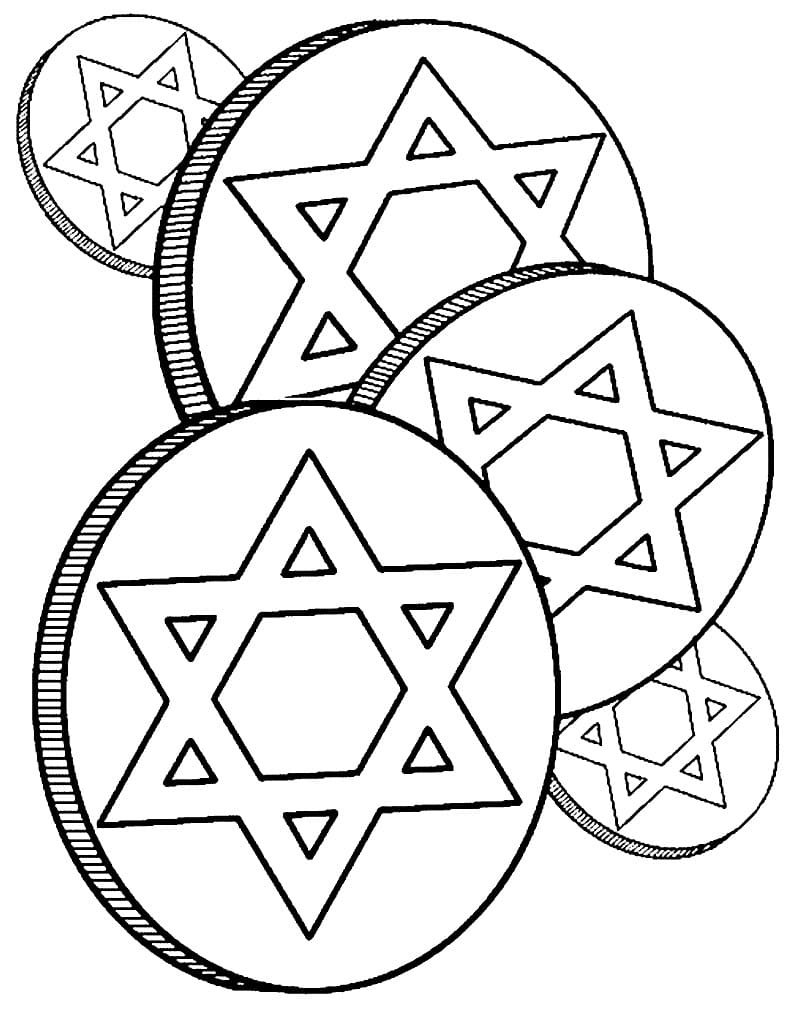 138 Hanukkah Coloring Pages: Festival of Lights in Color 87