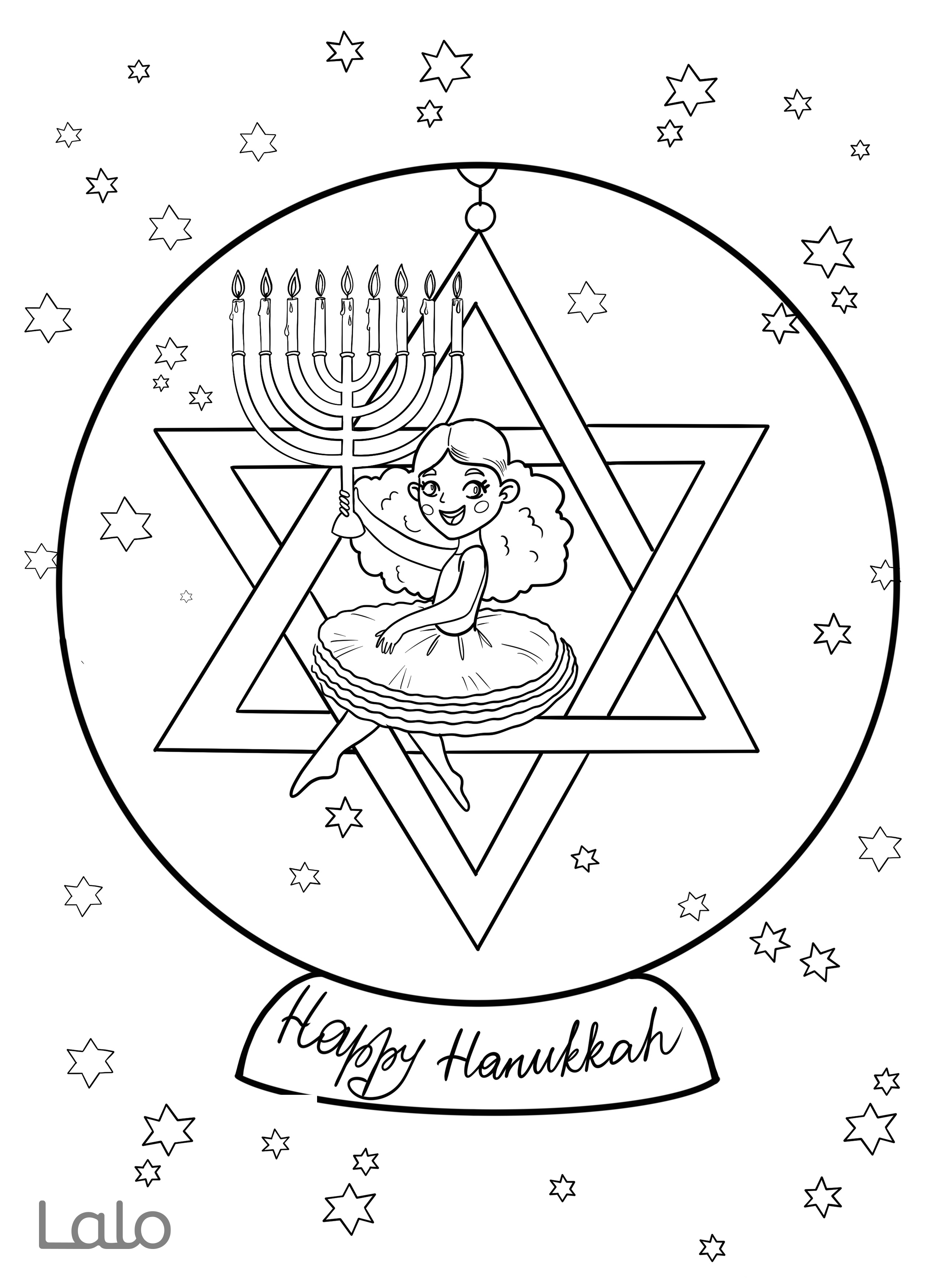 138 Hanukkah Coloring Pages: Festival of Lights in Color 93