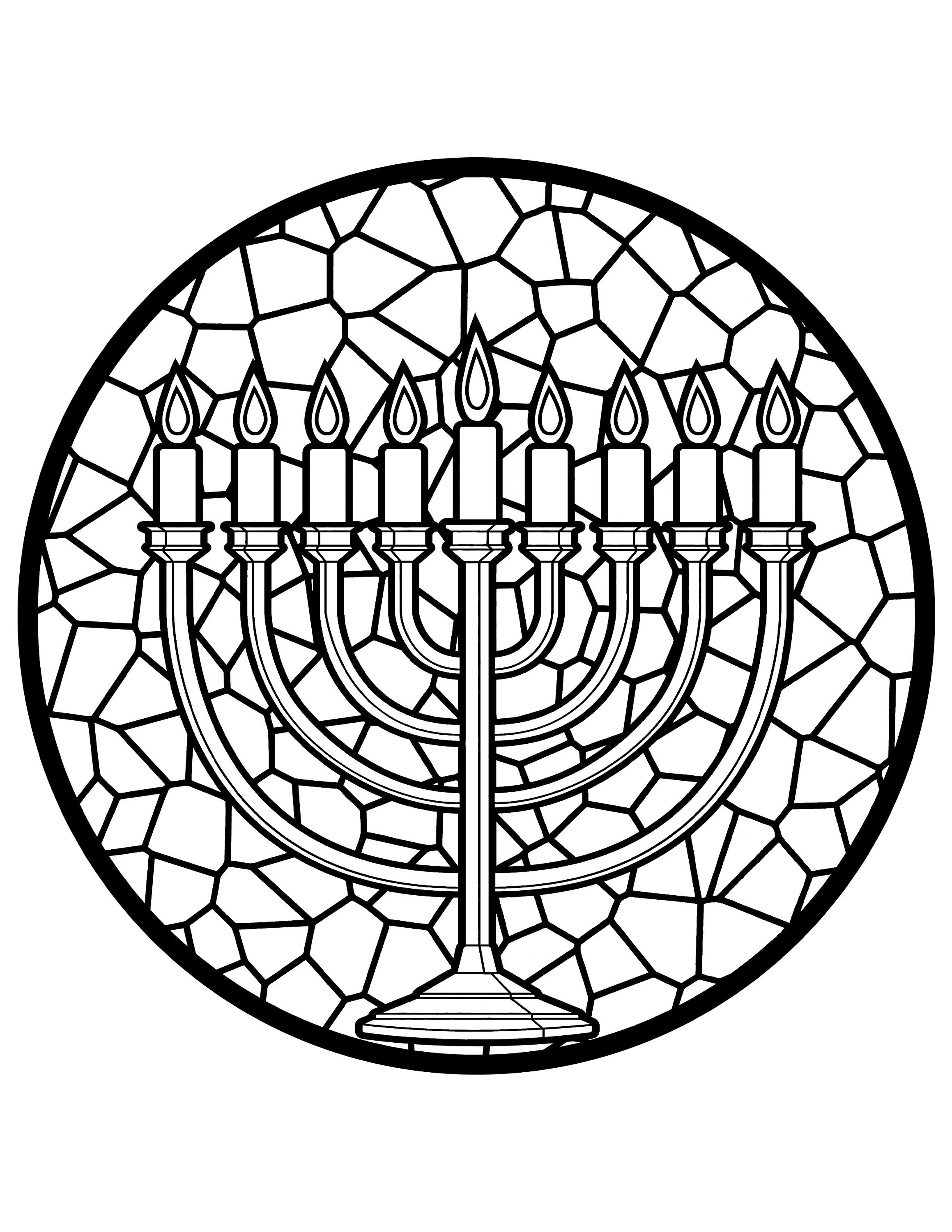 138 Hanukkah Coloring Pages: Festival of Lights in Color 95