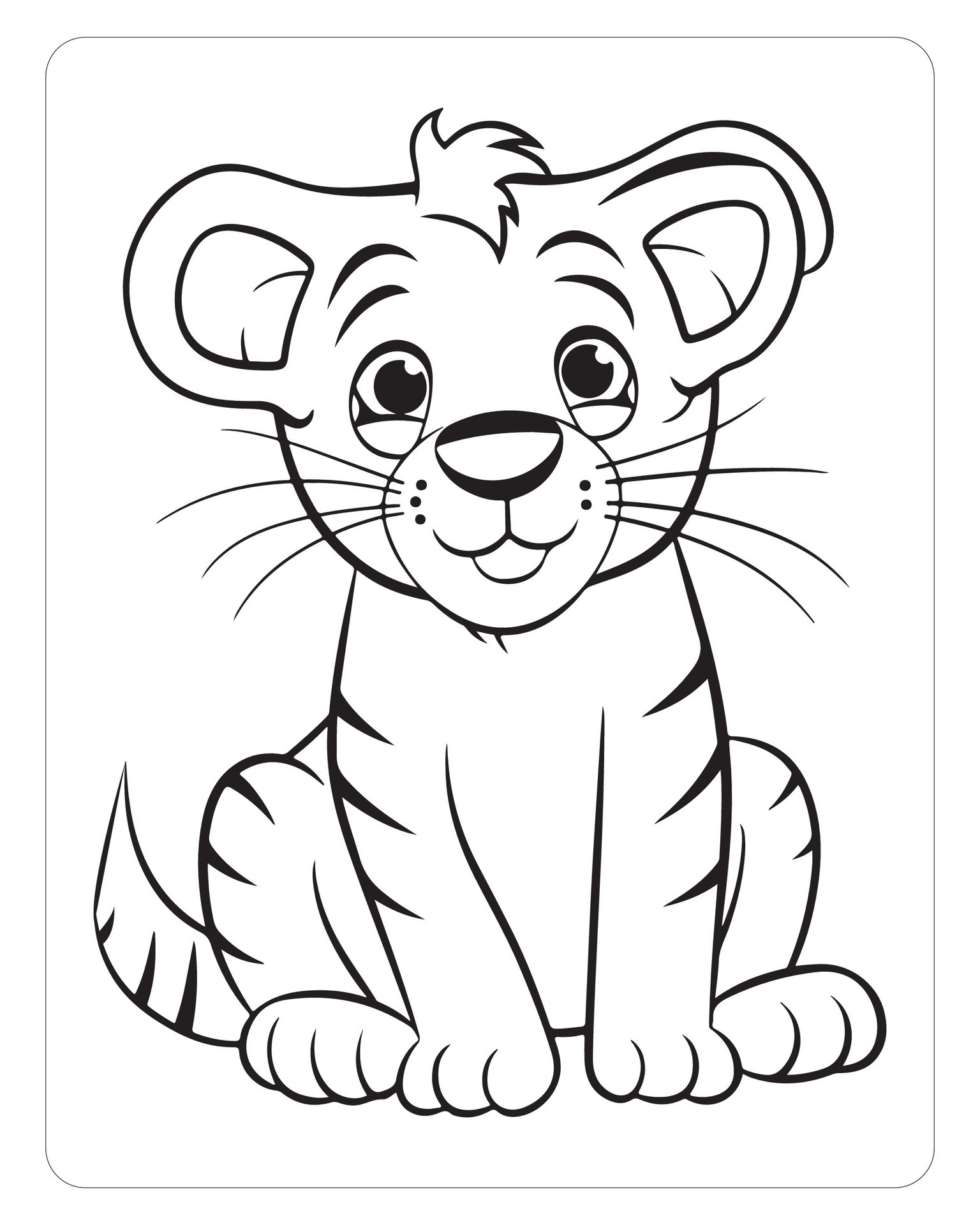 140 Cute Animals Coloring Pages FREE Printable 124