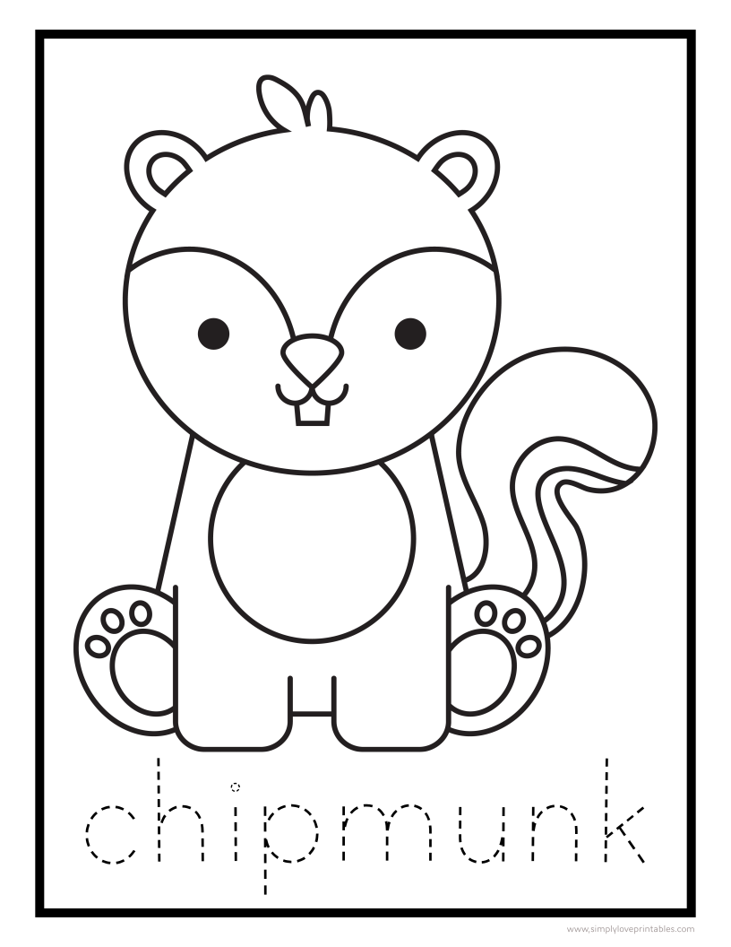 140 Cute Animals Coloring Pages FREE Printable 127