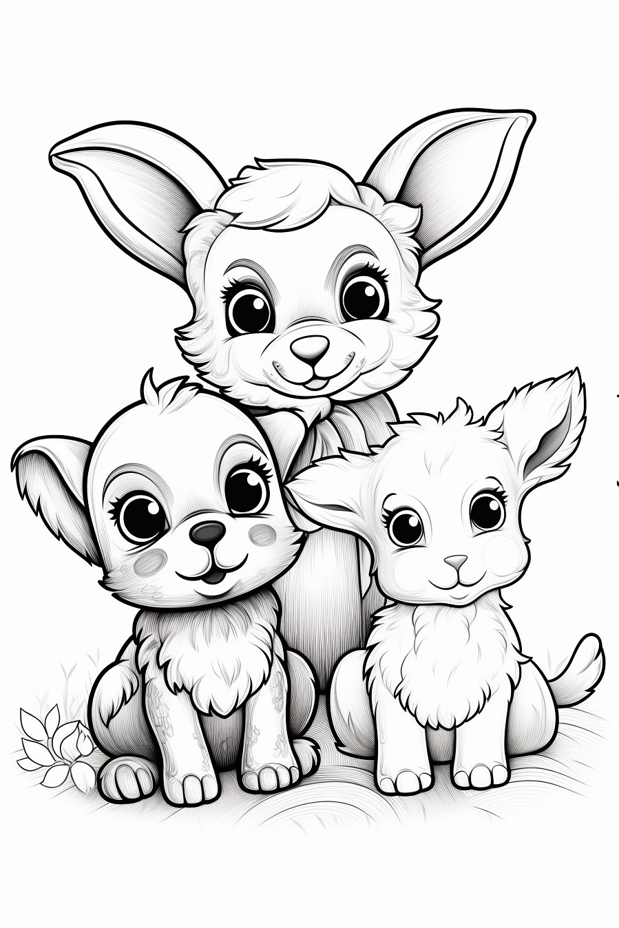 140 Cute Animals Coloring Pages FREE Printable 136