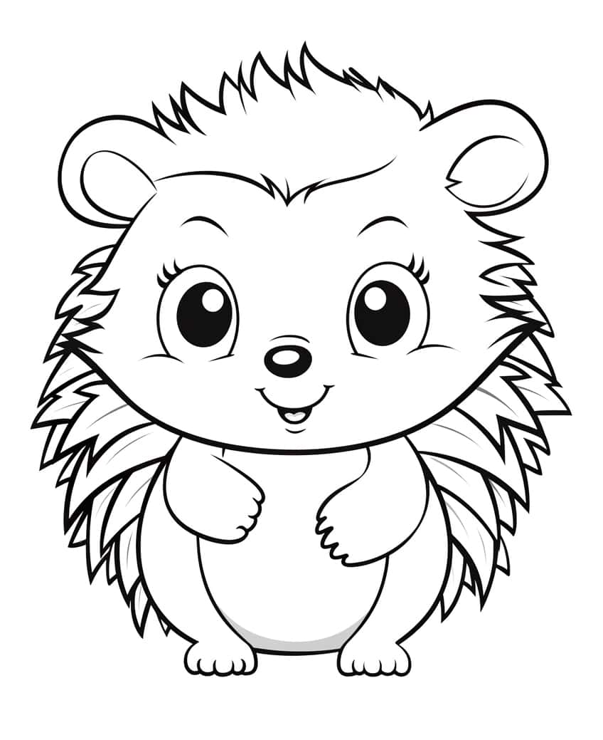 140 Cute Animals Coloring Pages FREE Printable 15