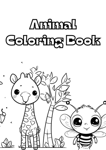 140 Cute Animals Coloring Pages FREE Printable 25