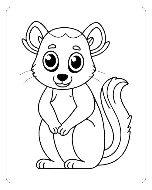 140 Cute Animals Coloring Pages FREE Printable 30