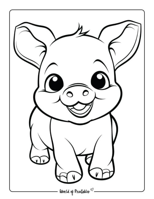 140 Cute Animals Coloring Pages FREE Printable 45